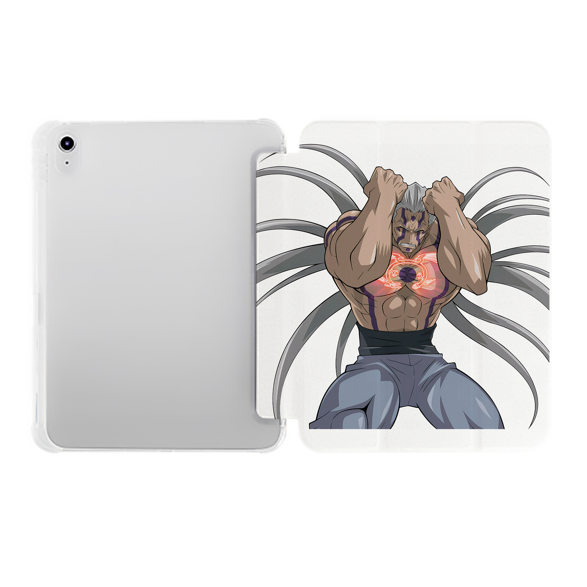 （画像用） 遊☆戯☆王 Yu-Gi-Oh! IPad ケース ペン収納付き 三つ折りスタンド PUレザー×シリコン 対応機種9.5/10.5/10.9インチ